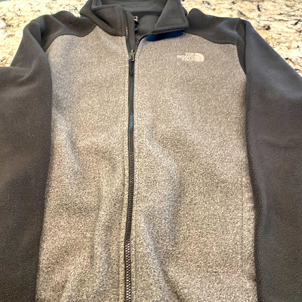 North Face fleece zip-up size medium